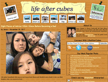 Tablet Screenshot of lifeaftercubes.com